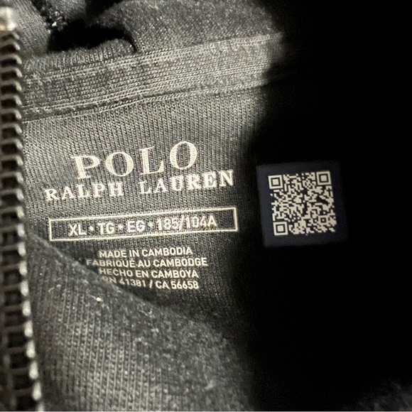 POLO RALPH LAUREN Mens Jogger Sweatsuit Double Knit Black - Picture 8 of 11